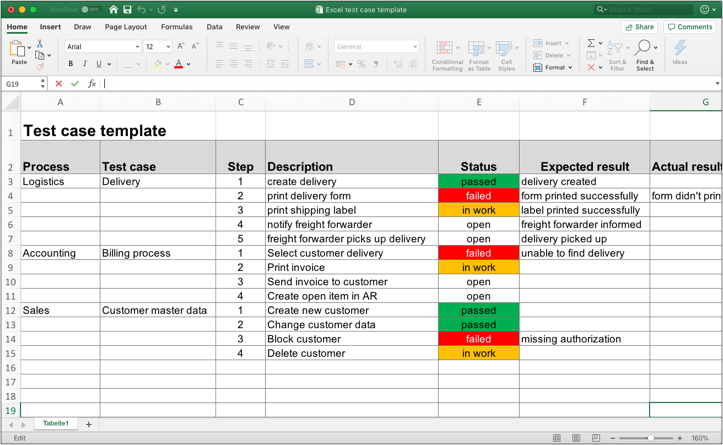 Test Case Template Excel Free Download Of 5 Test Cases Template Excel 